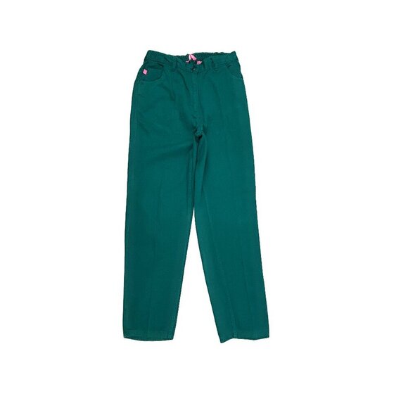 Woman Within Classic Fit Back Elastic  Women's size size 12W Teal Green Jeans - Picture 1 of 4